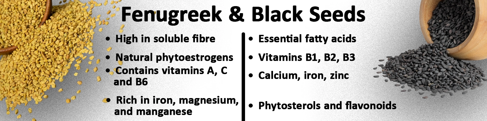 Fenugreek & Black Seeds