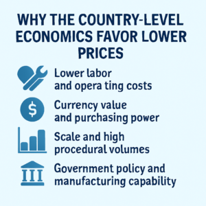 why the country Level economics favor lower prices