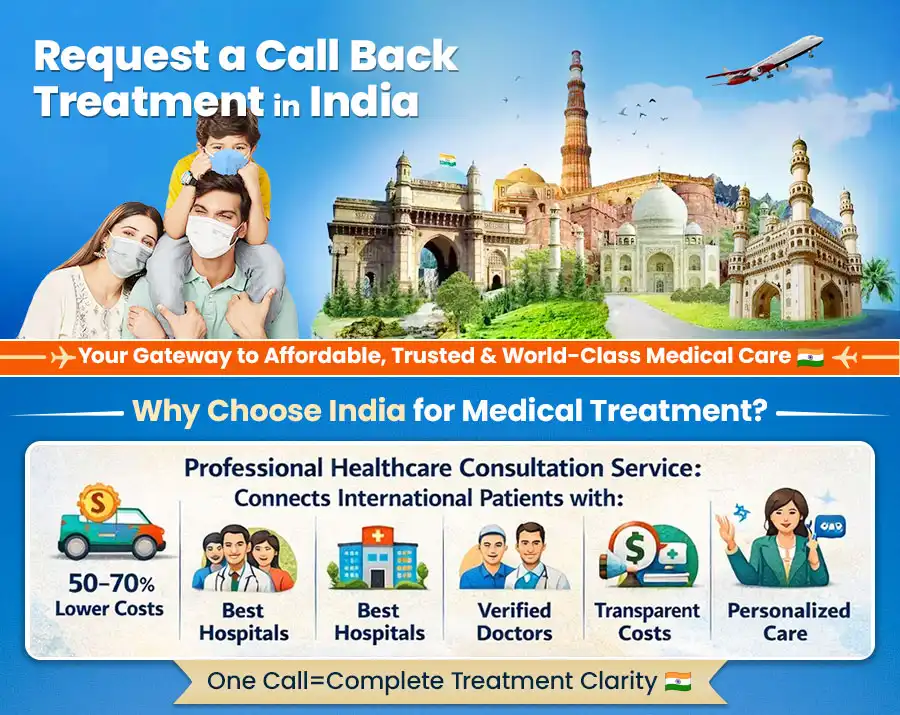 Request a call back for treatment in India – affordable and world-class medical tourism services