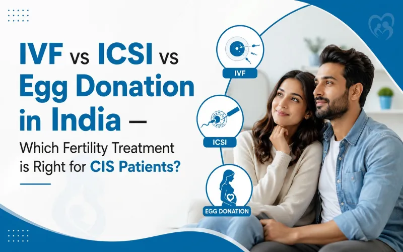 IVF vs ICSI vs Egg Donation in India — Which Fertility Treatment is Right for CIS Patients?