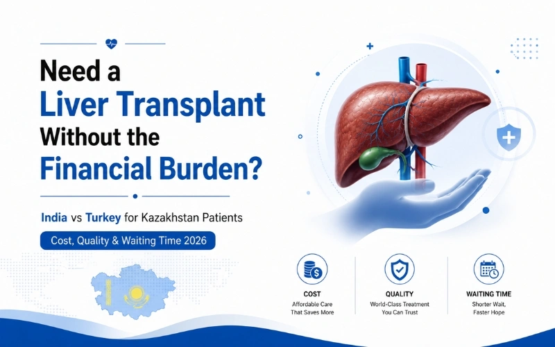 Liver Transplant India vs Turkey for Kazakhstan Patients — Cost, Quality & Waiting Time 2026